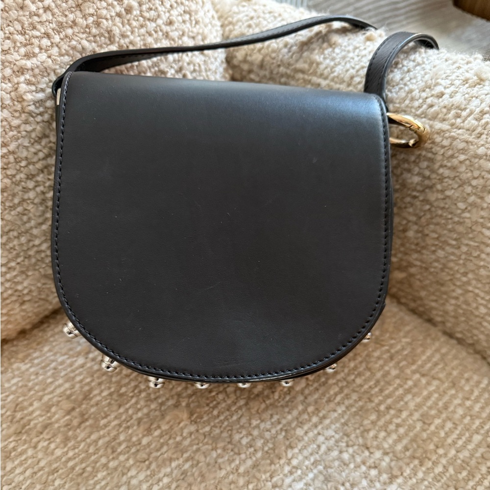 Alexander Wang Black Crossbody Bag with Gold and Silver Details